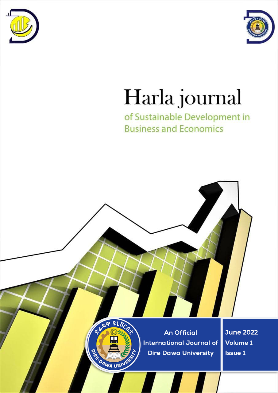 Harla J. Sustain. Dev. Bus. Econ. cover image